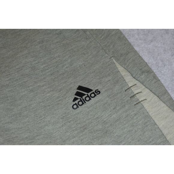 Adidas Gym Pants Joggers Mens Size Small Slight Tapered Polyester Blend Green - Picture 5 of 7